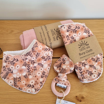 For Baby Swaddle Gift Box - Spring Flowers